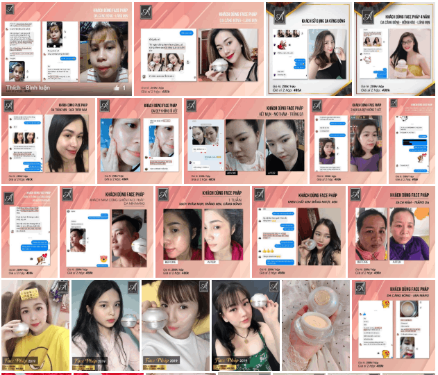 hàng ngàn khách hàng đã tin tưởng sử dụng Kem Face Pháp A Cosmetics 2019 của Mỹ Phẩm Phương Anh