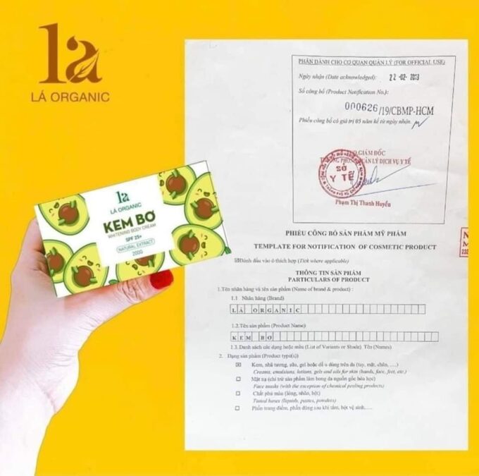 Kem Body Bơ Lá Organic 200ml