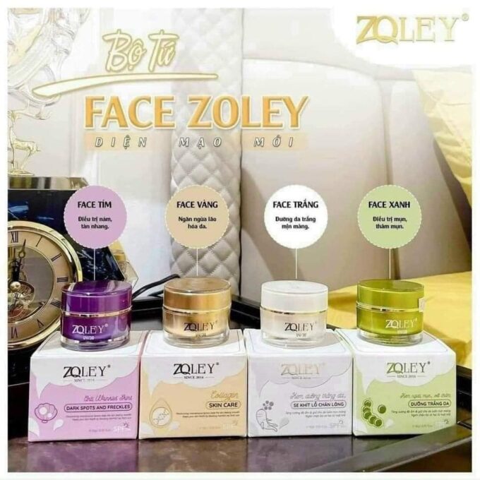 Kem Dưỡng Trắng Da Zoley – Đủ 4 Loại
