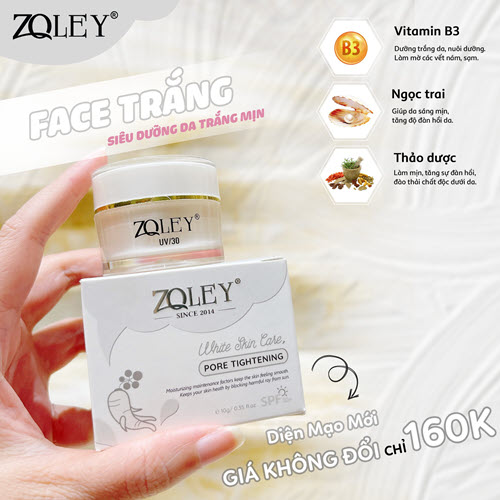 Kem Dưỡng Trắng Da Zoley – Đủ 4 Loại