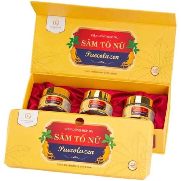 Viên Uống Sâm Tố Nữ Puecolazen 45 Viên