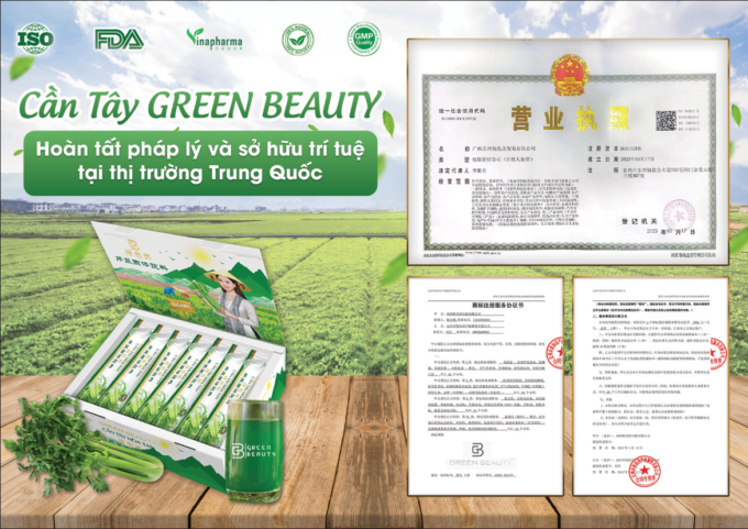 Green Beauty – Nước Ép Cần Tây Vinapharma Group