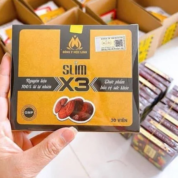 Viên Giảm Cân Slim X3 Mộc Linh 30 Viên