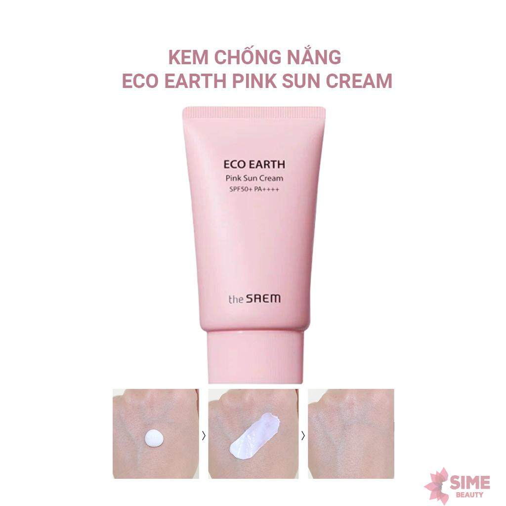 Kem Chống Nắng The Saem Eco Earth Power Pink