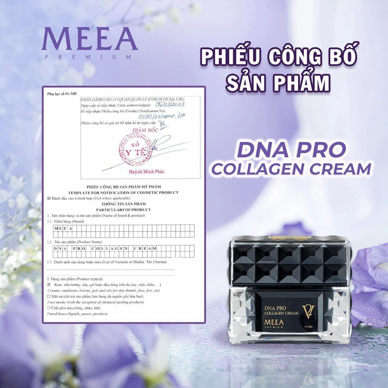 Combo Kem Face và Serum Collagen DNA Cá Hồi V2 Hộp Lớn