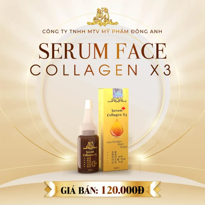 Serum Trị Nám, Thâm Mụn Collagen X3 Đông Anh