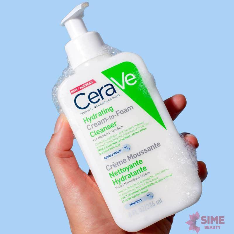 CeraVe Hydrating Cleanser For Normal To Dry Skin cho da khô