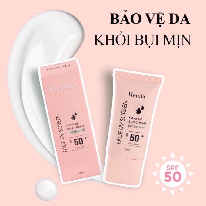 Kem Chống Nắng Hemia SPF50+ PA+++ 50ml