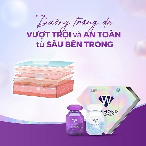 Viên Uống Trắng Da Diamond White Day & Night 60 Viên