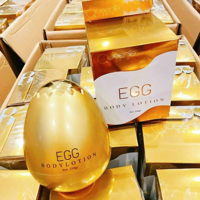 Kem Body Trứng Vàng EGG Queenie Skin Body Lotion 250G