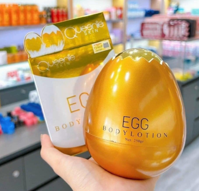 Kem Body Trứng Vàng EGG Queenie Skin Body Lotion 250G