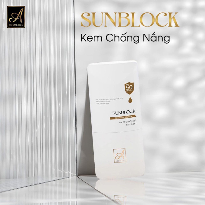 Kem Chống Nắng A Cosmetics SPF 50++ | Hàng Chính Hãng