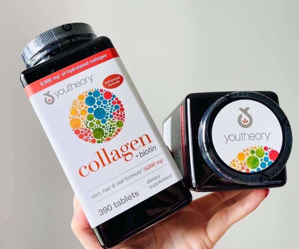 Viên Uống Collagen Youtheory Type 1 2 & 3 Của Mỹ