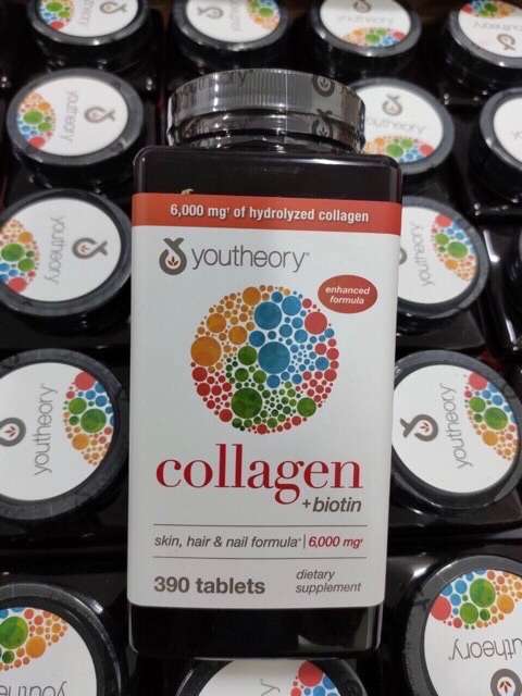 Viên Uống Collagen Youtheory Type 1 2 & 3 Của Mỹ