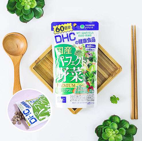 Sản phẩm Viên Uống Bổ Sung Rau Củ DHC - DHC Perfect Vegetable Premium Japanese Harvest