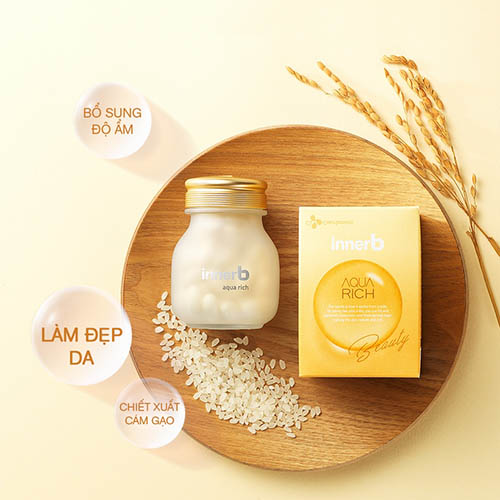 Viên Uống Cấp Nước và Collagen Innerb Aqua Rich 70 Viên