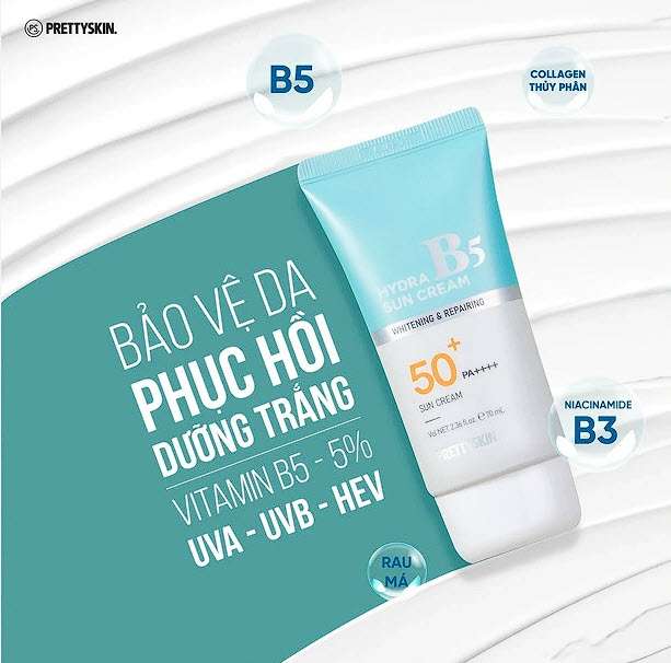 Kem Chống Nắng Pretty Skin Hydra B5