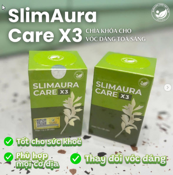 Giảm Cân Slimaura Care X3 Mẫu Mới – Kiểm Soát Vóc Dáng, Giảm Ký Nhanh