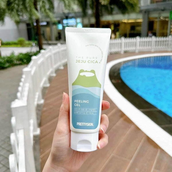 Tẩy Da Chết Rau Má The Pure Jeju Cica Peeling Gel Pretty Skin