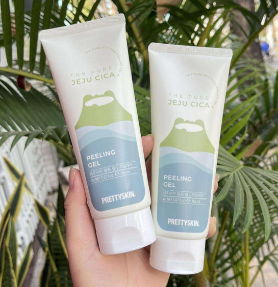 Tẩy Da Chết Rau Má The Pure Jeju Cica Peeling Gel Pretty Skin