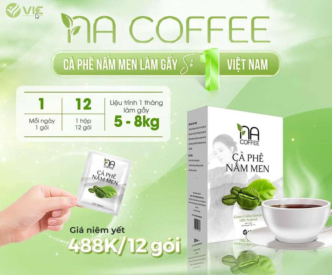 Sản phẩm Cà Phê Nấm Men Làm Gầy NA Coffee