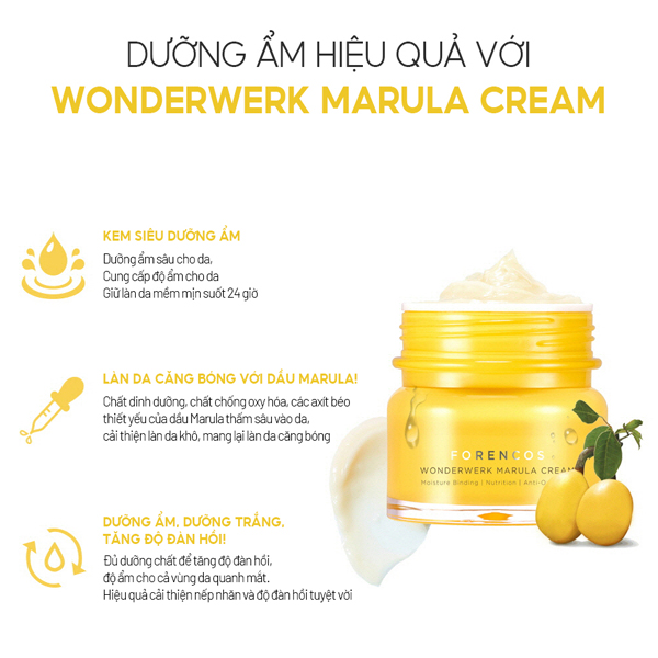 Kem Dưỡng Forencos Vàng 50ml – Dưỡng Trắng, Mờ Nám, Tái Tạo Da Hiệu Quả [CHÍNH HÃNG]