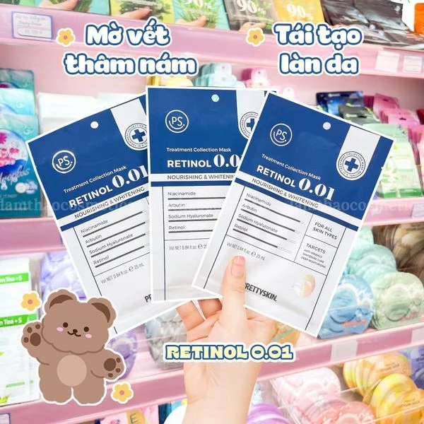 Mặt Nạ Prettyskin Treatment Collection Mask Full Hộp 10 Miếng