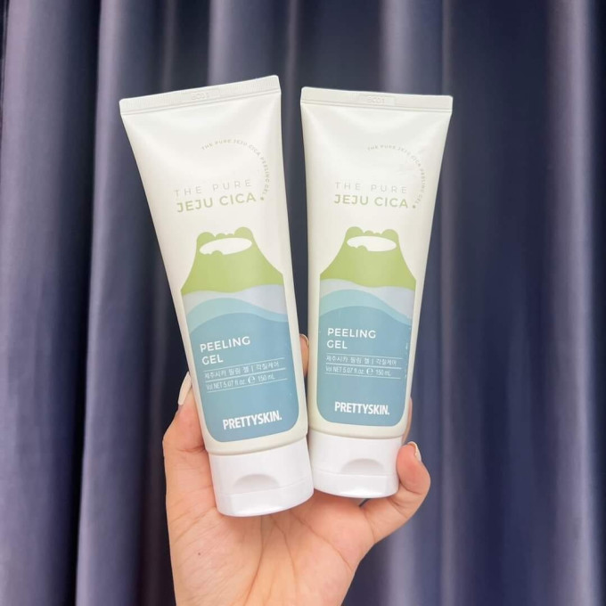 Tẩy Da Chết Rau Má The Pure Jeju Cica Peeling Gel Pretty Skin