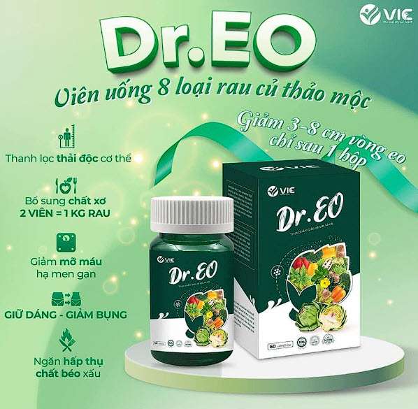 Sử dụng viên uống hàng ngày giúp giảm từ 3-8cm vòng eo