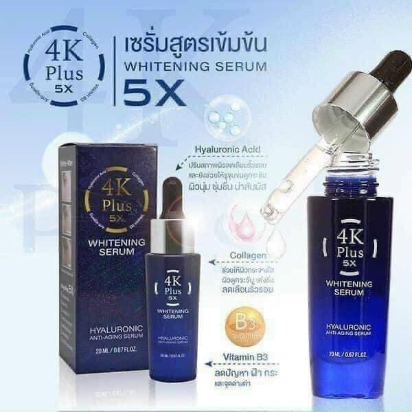 Serum 4k Plus 5x Whitening Cream Thái Lan 20ml