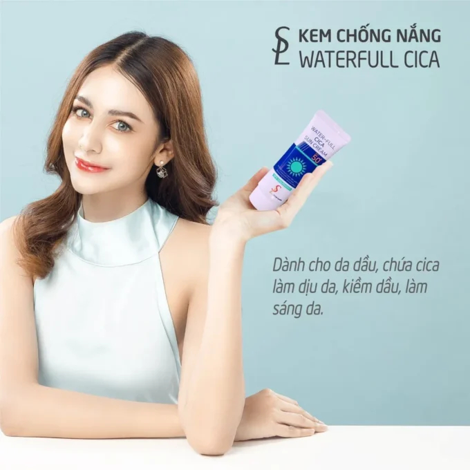 Kem Chống Nắng Smile Leader Water-Full CiCa Sun Cream 60ml