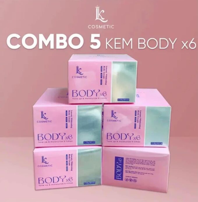 Kem Body X6 Luxury Linh Kool Chính Hãng – Dưỡng Trắng Da Nhanh, Hiệu Quả