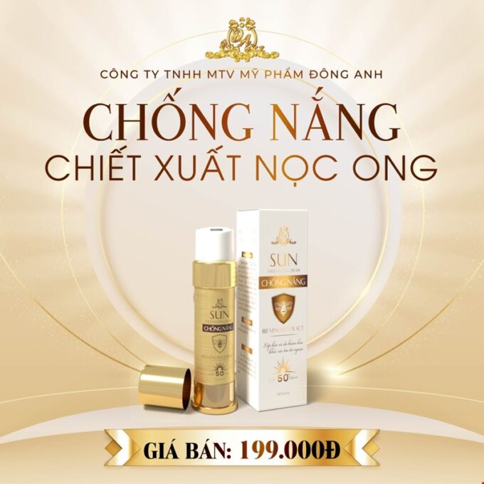 Kem Chống Nắng Nọc Ong Collagen X3 Đông Anh SPF 50++ 50ml