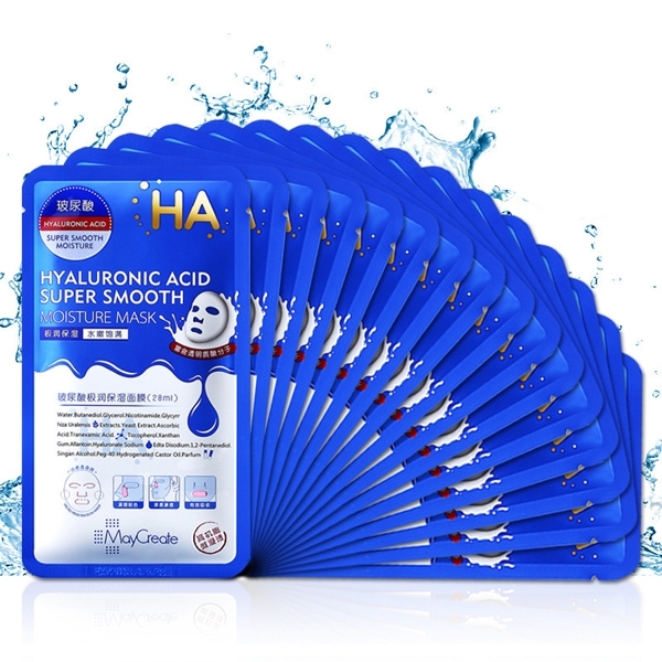 Mặt Nạ HA MayCreate 20 Miếng – Hyaluronic Acid Super Smooth Moisture Mask