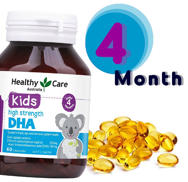 Viên Uống DHA Kids Healthy Care 60 Viên Của Úc [Chính Hãng]