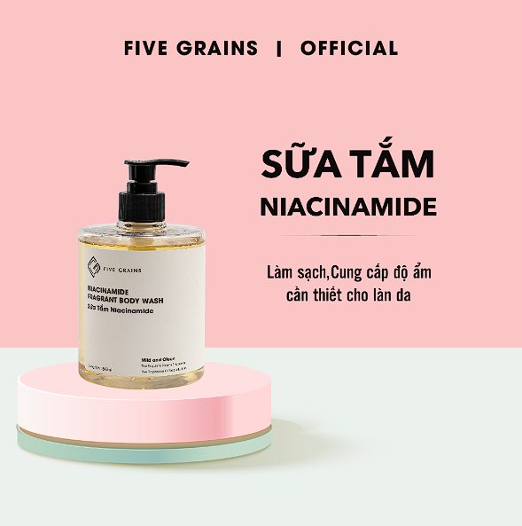 Sữa tắm Niacinamide Five Grains