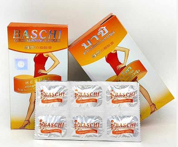 sản phẩm viên uống giảm cân Baschi cam Quick Slimming Capsule
