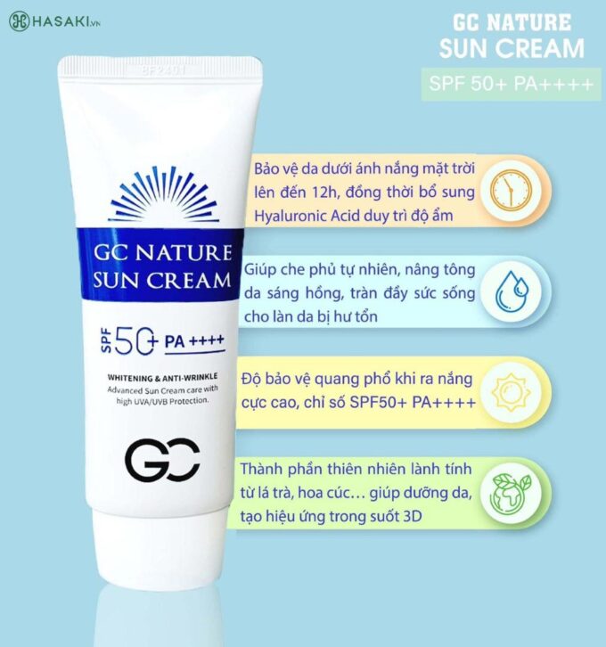 Kem Chống Nắng GC Nature Sun Cream