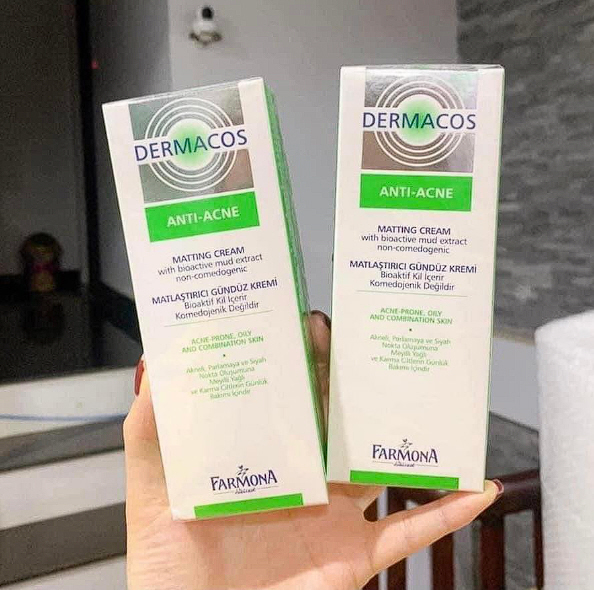 Kem Dưỡng Ẩm Dermacos Anti-Acne Matting Cream