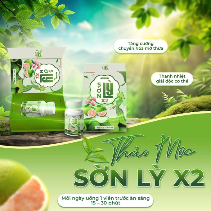Thảo Mộc Giảm Cân Sờn Lỳ X2 Hộp 30 Viên – Mẫu Mới 2025