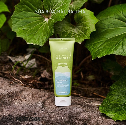 Sữa Rửa Mặt PrettySkin The Pure Jeju Cica Cleansing Foam