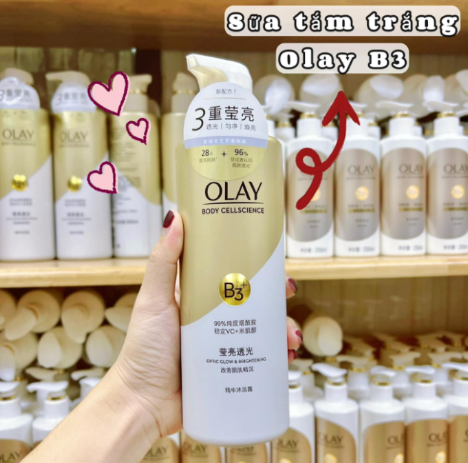 Sữa Tắm Olay B3+ Vitamin C – Chai 500ml