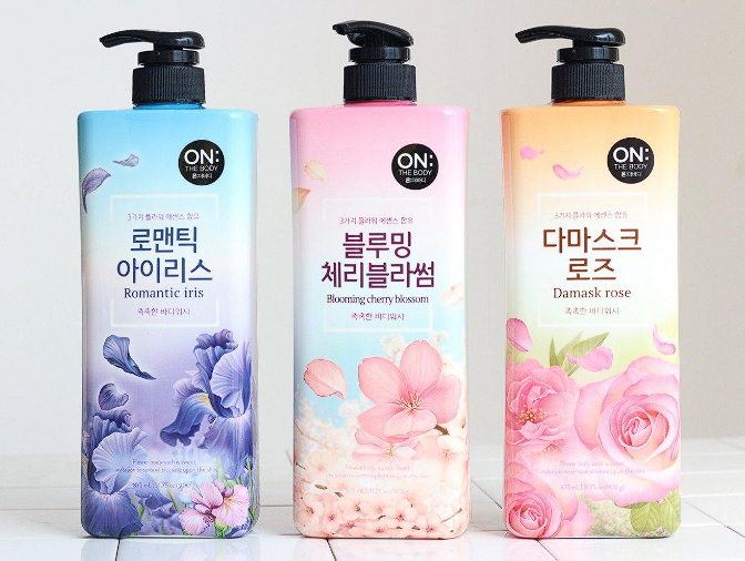 Sản phẩm sữa tắm On The Body Hàn Quốc
