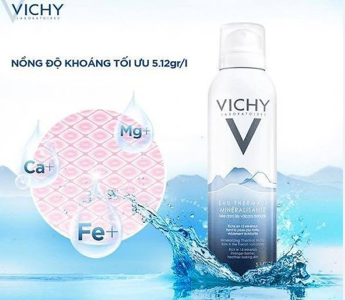 Xịt Khoáng Vichy Mineralizing Thermal Water