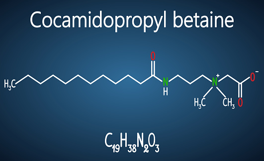 Công thức hóa học của Cocamidopropyl Betaine (CAB)