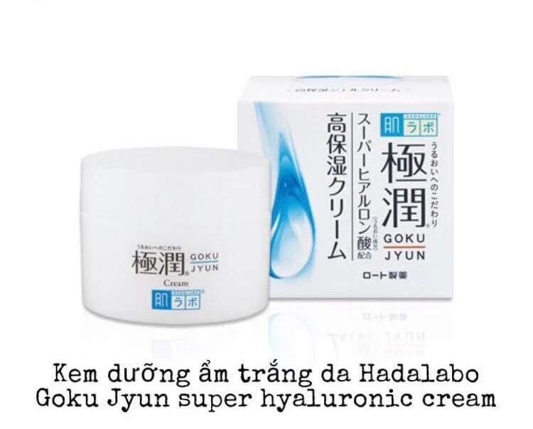  Kem dưỡng ẩm Hada Labo Gokujun Hyaluronic Cream nội địa Nhật