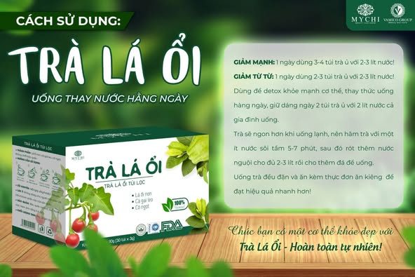 Trà Lá Ổi Giảm Cân My Chi 30 Gói | Hàng Chính Hãng