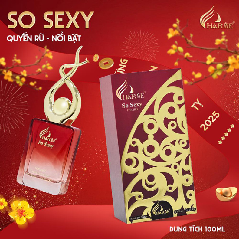 Nước Hoa Charme So Sexy Mùi Nữ 100ml Phiên Bản Mới 2025 - NHCSS2025
