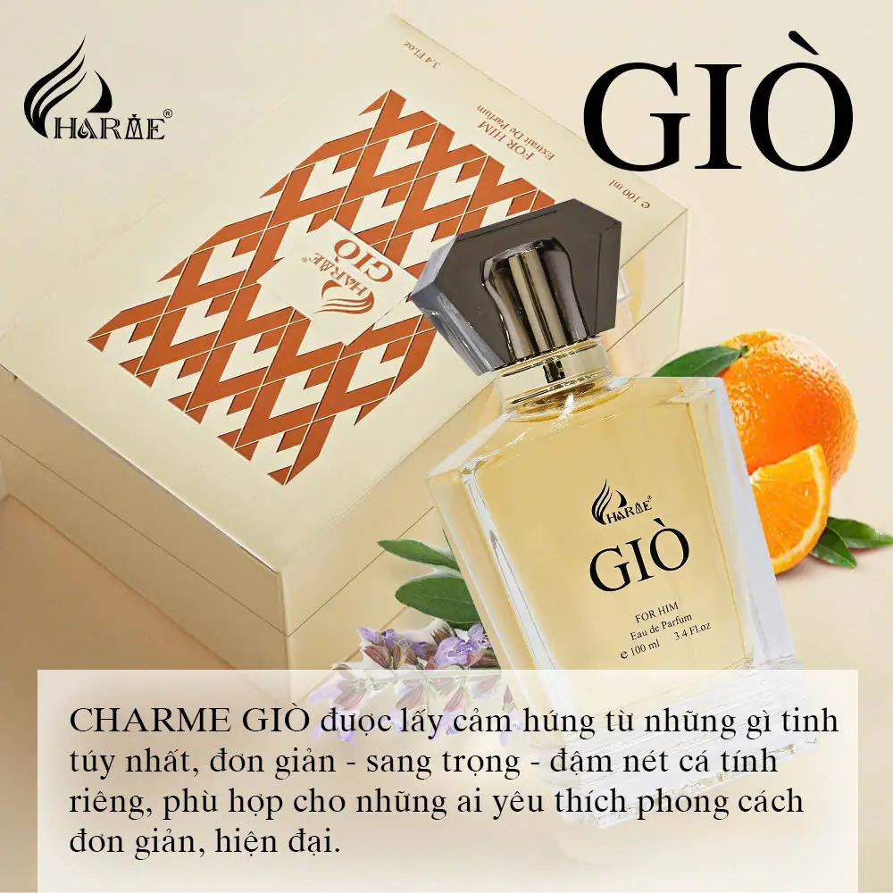 Nước Hoa Nam Charme Giò Mẫu Mới 100ml – Nước Hoa Chính Hãng