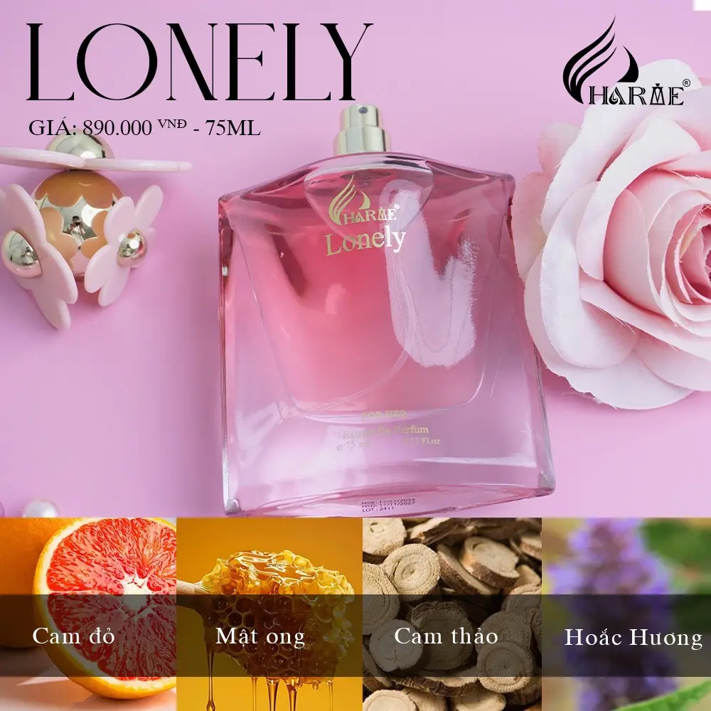 Nước Hoa Nữ Charme Lonely 75ml | Hàng Chuẩn Chính Hãng